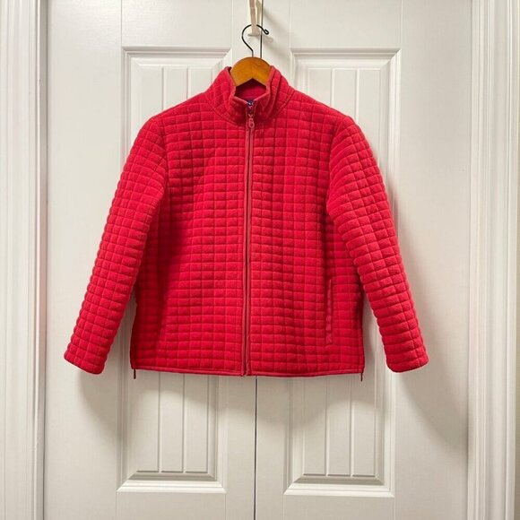 Charter Club Vintage Red Quilted Fleece Jacket – SP - Picture 2 of 9